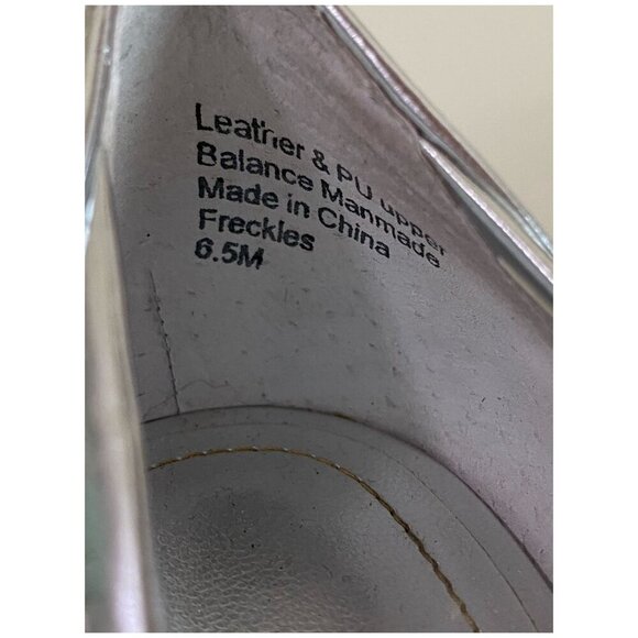 Style & Co. "Freckles" Peep Toe Metallic Heels Formal Special Occasion SZ 6.5 - Picture 8 of 12